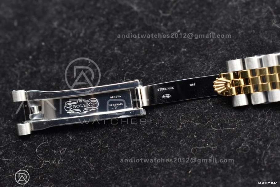 Dial Black Soft 316L 278273 Bracelet 31 GSF YG President Stick on Ladies Markers DateJust 561 Steel 0117